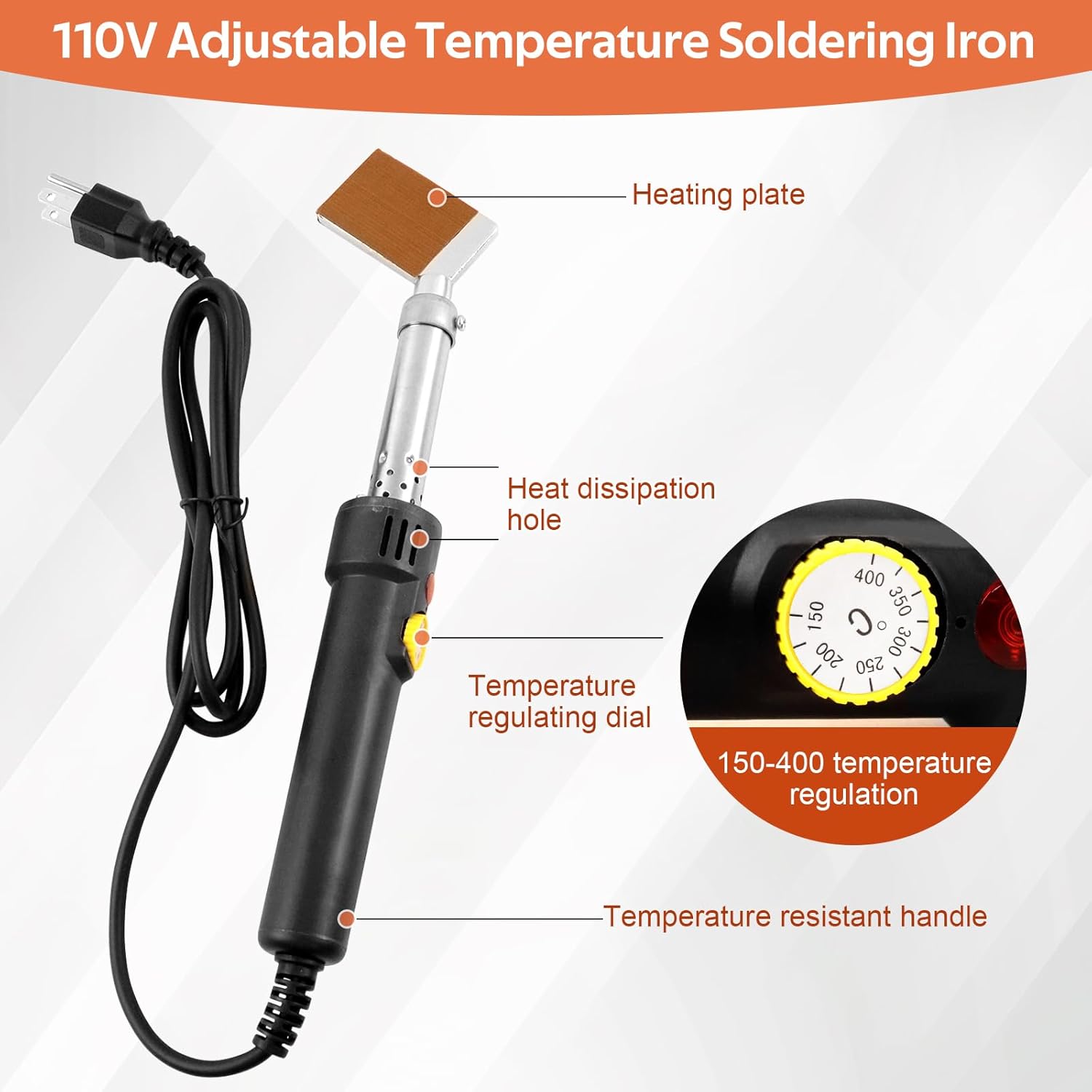 PU Round Belt Welding Machine, 150W PU Belt Welder+Scissor+Soldering Iron, Clamp Polyurethane Belt Welder, Round Belt Welder for Triangular Belts, Pentagonal Belts, Pu Round Belts