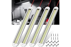 12v LED Interior Light Bar, CT CAPETRONIX 120LEDs 1500LM 8W RV Lighting