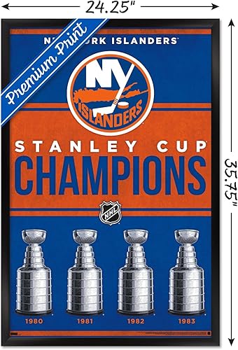 Miniatura 3 de Trends International Póster de pared de los New York Islanders de la NHL - Champions 23