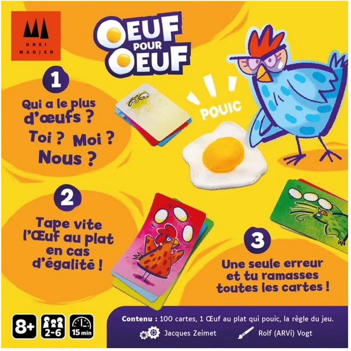 Lot 3 Jeux Format Voyage Mito + Œuf pour Œuf + Keblo + 1 Decap Blumie
