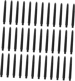 CLISPEED Conjunto Profissional De Dardos De Plástico Conjunto De Dardos De Plástico Acessórios De Tabuleiro De Dardos Preto 100 Peças Conjunto Profissional De Dardos De Plástico