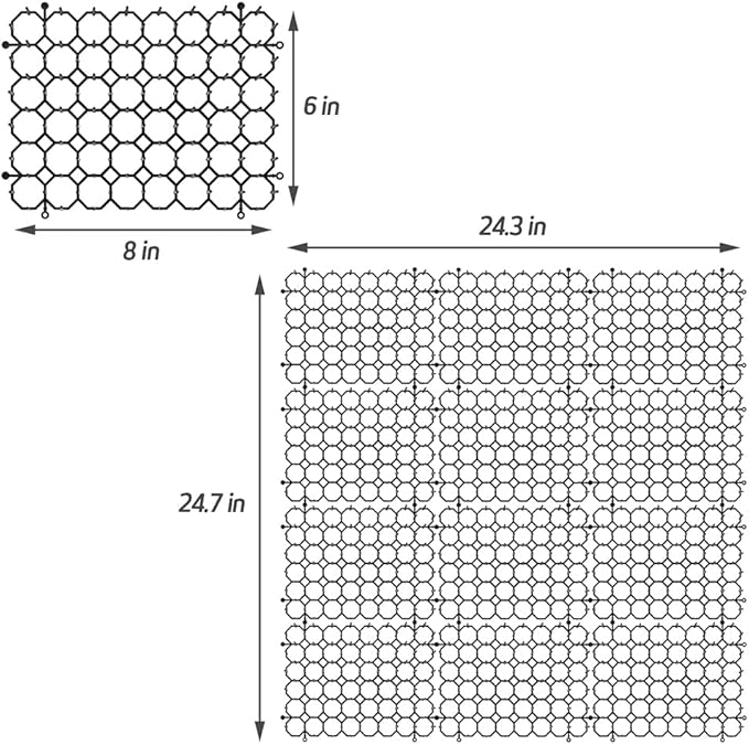 Say goodbye to animals digging up your garden or climbing on your couch with the Cat Scat Mat. This chemical-free solution is safe for both your plants and pets, providing a simple and effective way to protect your outdoor space. Description by ChatGPT.