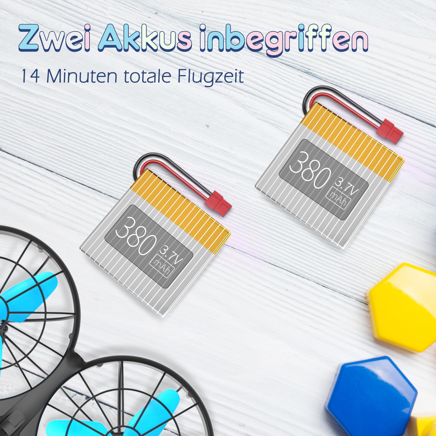 Loolinn | Drohne für Kinder Geschenk - Mini Drohne mit Antikollisionstechnologie, Sicher für Kinder, Leicht zu fliegen, Handgesteuerter Modus, Geprüftes C0-Zertifikat (Geschenk für Jungen und Mädchen)