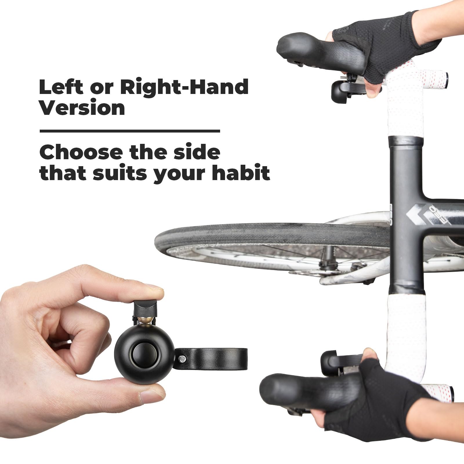 ROCKBROS Timbre Bicicleta Mini Campana Aleación De Aluminio Para Manillar 22.2mm Accesorio De Bicicleta Para MTB Carretera Bici Plegable Ebike