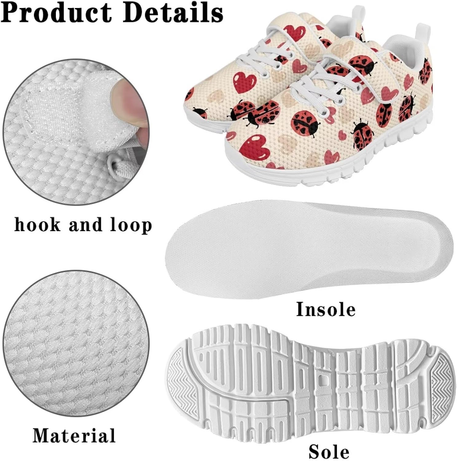 Tennis Shoes for Teen Girls Running Walking Sports Easy to Clean Slip On Breathable