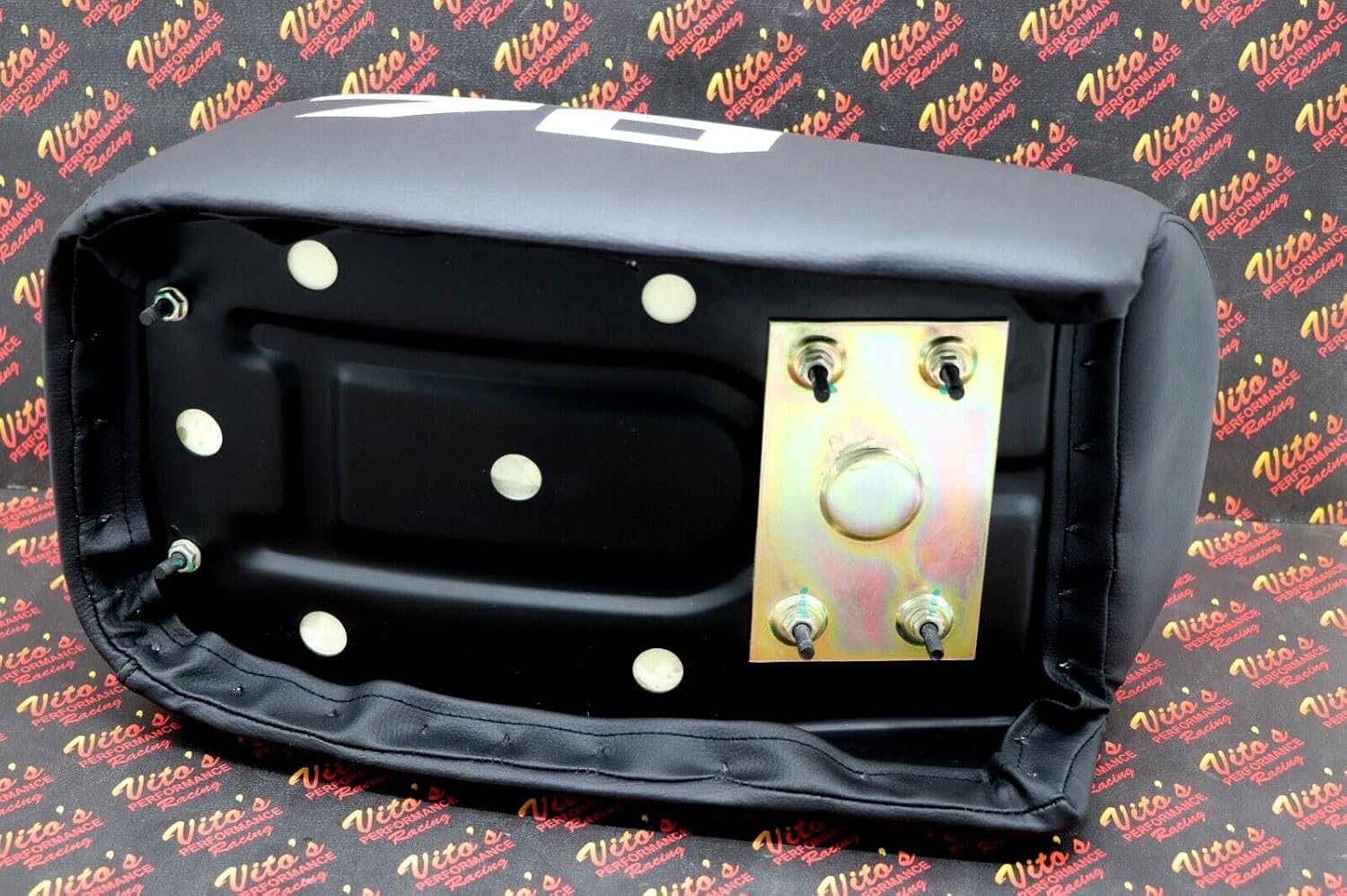 fits Honda ATC70 seat complete - fits 1978-1985 ATC 70#70 print on sides BLACK