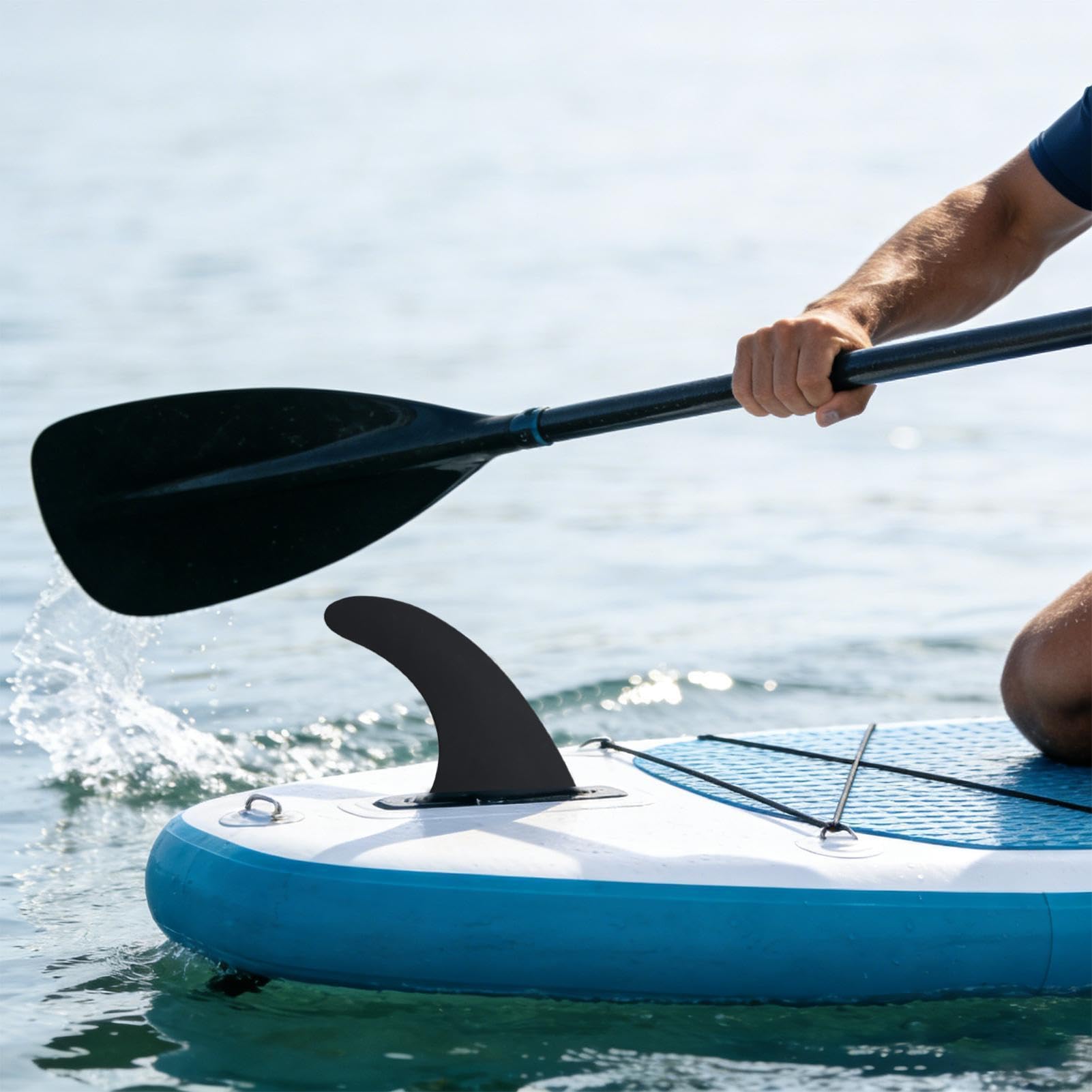 Aileron pour Planche à Pagaie Fixation Rapide et Design hydrodynamique | Ailette de paddle amovible de remplacement Pour plage, mer, lac, rivière, sports nautiques, entraînement, nage,