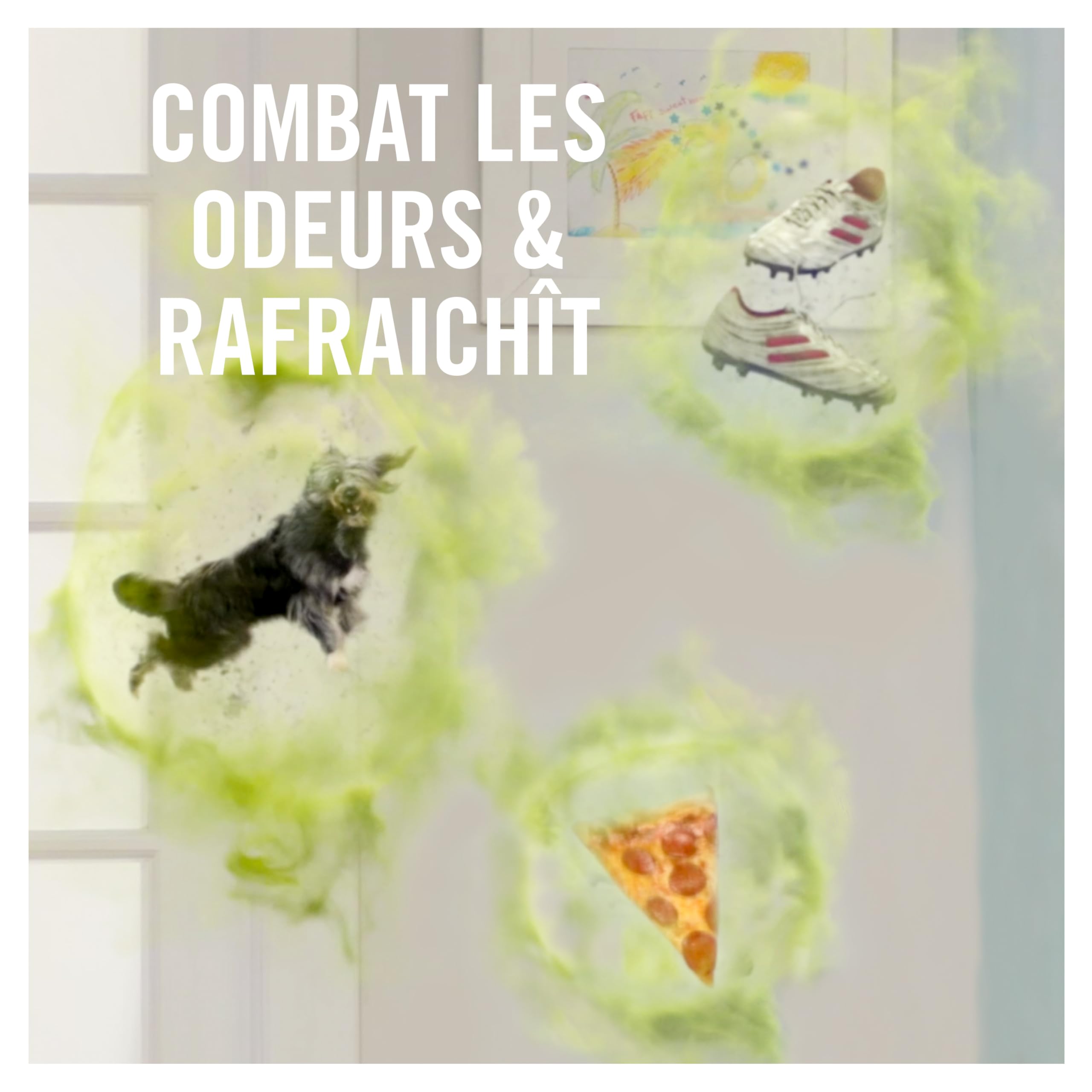 Febreze Désodorisant Textile, Éliminateur D’odeurs D’animaux, 8x500ML, La Technologie OdourClear Élimine Les Odeurs De Vos Textiles Pour Ne Laisser Qu’un Parfum Frais