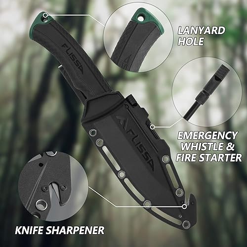 Miniatura 3 de FLISSA Cuchillo de supervivencia de 4-78 y multiherramienta 16 en 1