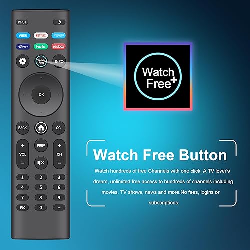 Miniatura 3 de Reemplazo para Vizio-Smart-TV-Remote XRT140 XRT260 XRT270 Control remoto universal XRT136 para todos los televisores VIZIO Smart TV Control remoto