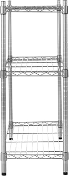 Lorell Light-Duty Wire Shelving, 14 x 36 x 36, Steel Frame, Silver