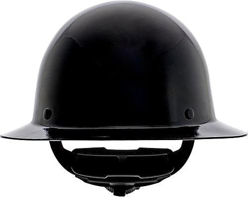 Vista 25 de MSA Skullgard - Casco duro de ala completa con suspensión, tapa sin ranuras, hecho de resina fenólica, cargas de calor radiante de hasta 350 F