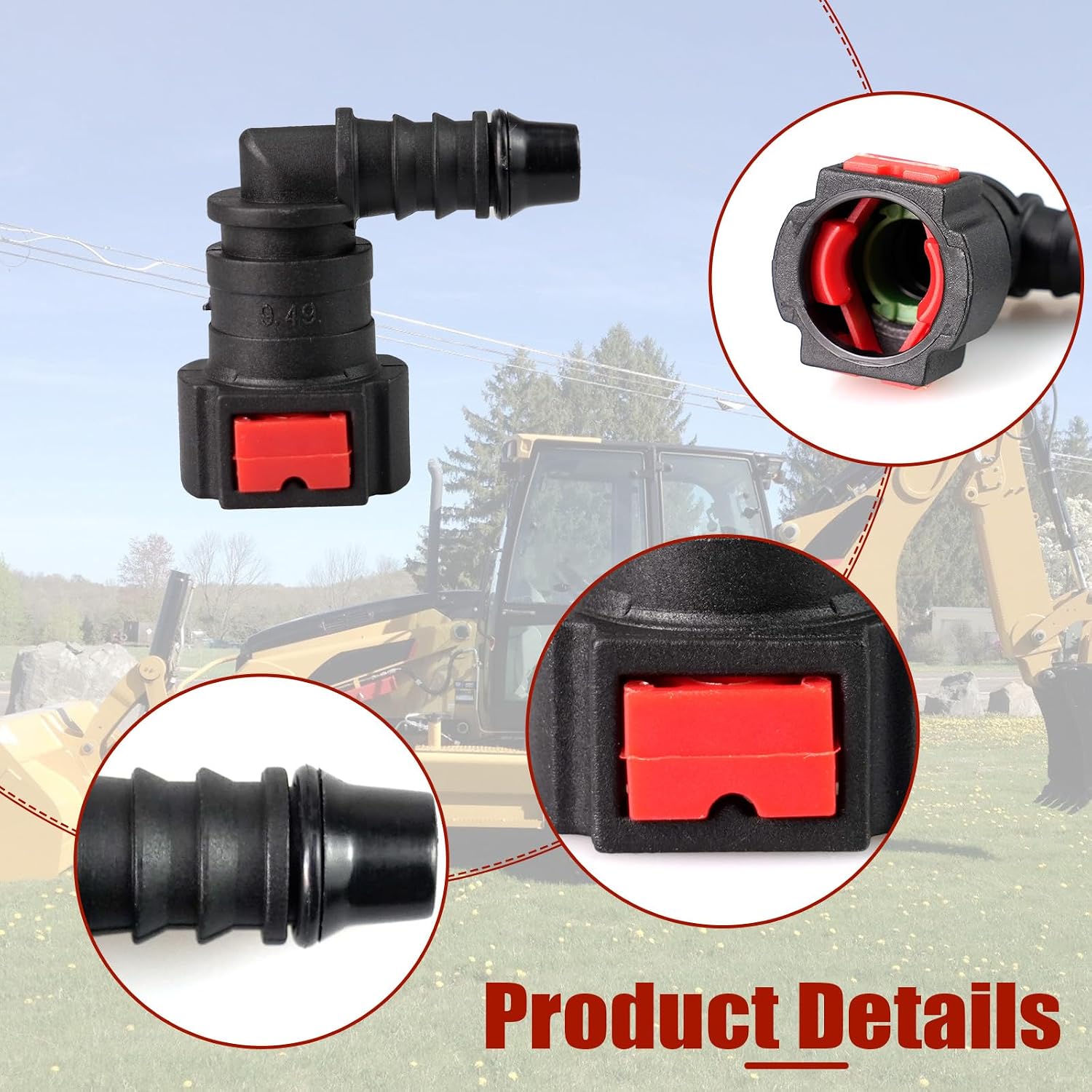 446-5393 12V Fuel Transfer Pump for Caterpillar C4.4 Engine Backhoe Loader 416F 416F2 420F 420F2 428F 430F 432F 434F 440 444F 450F Paving Compactor CB-44B CB-54B CB-64B | Replaces CA4465393 4465393