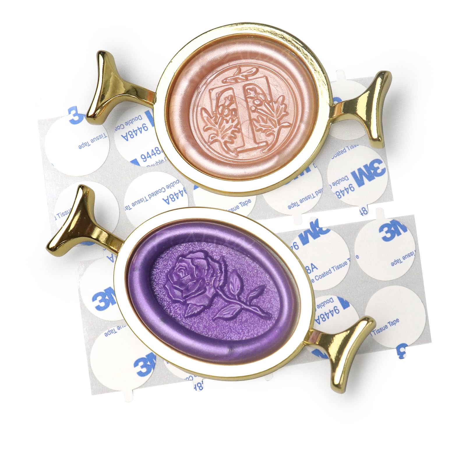 Moule de cire en métal fsalisa pour cachet de cire de 2,5 cm : fini les coulures de cire