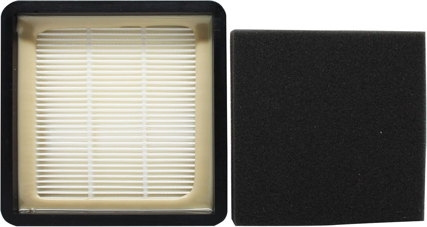 UpStart Battery 6-Pack HEPA Filter and Foam Filter Insert Replacement for Dirt Devil F66 Vacuum - Compatible with Dirt Devil 304708001, F59, F66 HEPA Filter and Foam Filter Insert