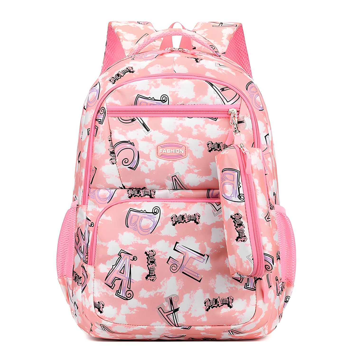 Kid Backpack for Girls Boys Bookbag Elementary Middle School Backpacks Kids School Bag Travel Back Pack Pink