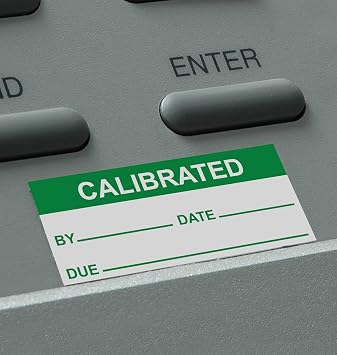 Calibrated - Vinyl Cloth 38mm x 15mm Labels - Price per 700 Labels P/NO. 7828118 - Stock Loc. CTL6