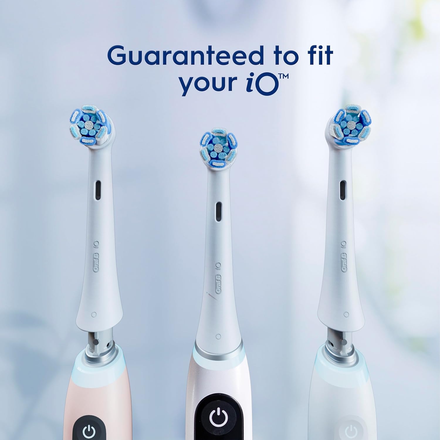 Oral-B iO Series Ultimate Clean Electric Toothbrush Replacement Brush Heads for an Oral-B Electric Toothbrush, 2 Count, White