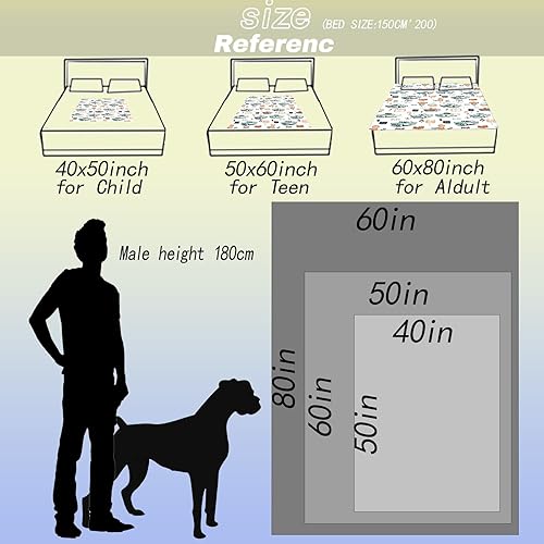 Miniatura 3 de Manta vintage para automóvil, 40 x 50 pulgadas, franela suave, ligera, retro de los años 50, con signos de neón nostálgicos, regalos para niños y