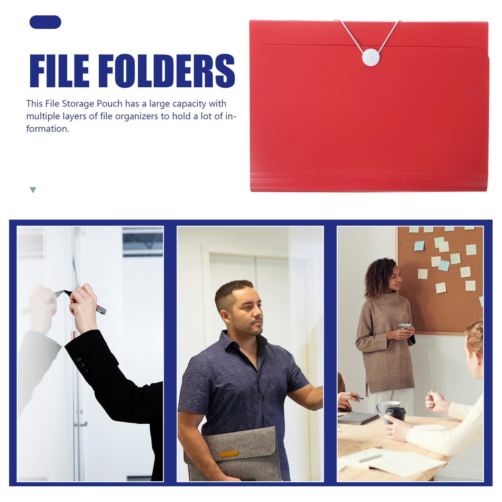 5 Pezzi Cartella Portadocumenti a Fisarmonica Multistrato A4 Grande Capacità, Organizer Portatile per Documenti e Fatture, Borsa Archivio Espandibile per Ufficio, Scuola e Casa,