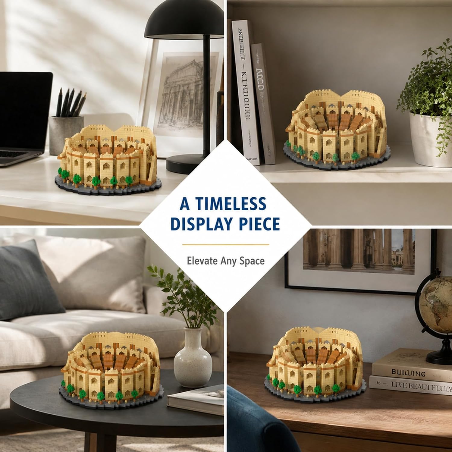 Ancient Roman Arena Micro Building Blocks Set 3D Puzzle for Adults image 5