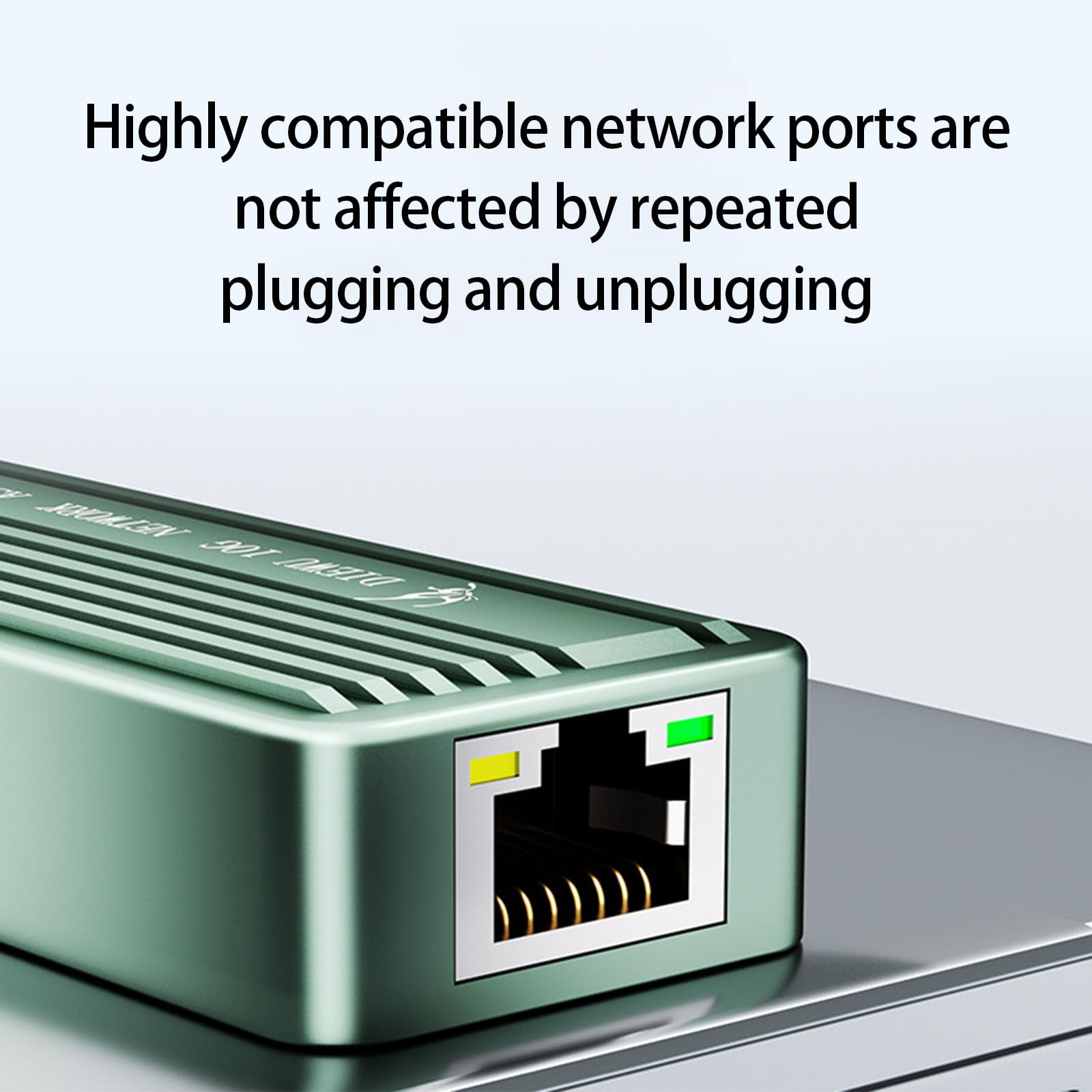 Adaptateur USB C vers RJ45 Ethernet 1 Gbit/s Port Gigabit en aluminium Transfert de données rapide pour ordinateur portable PC Adaptateur Ethernet en alliage d'aluminium