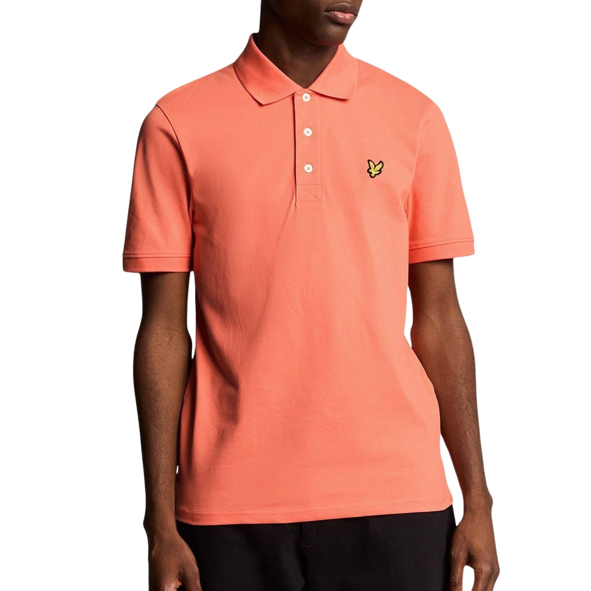 Lyle & Scott Men's X586 Coral Stand Plain Polo Shirt