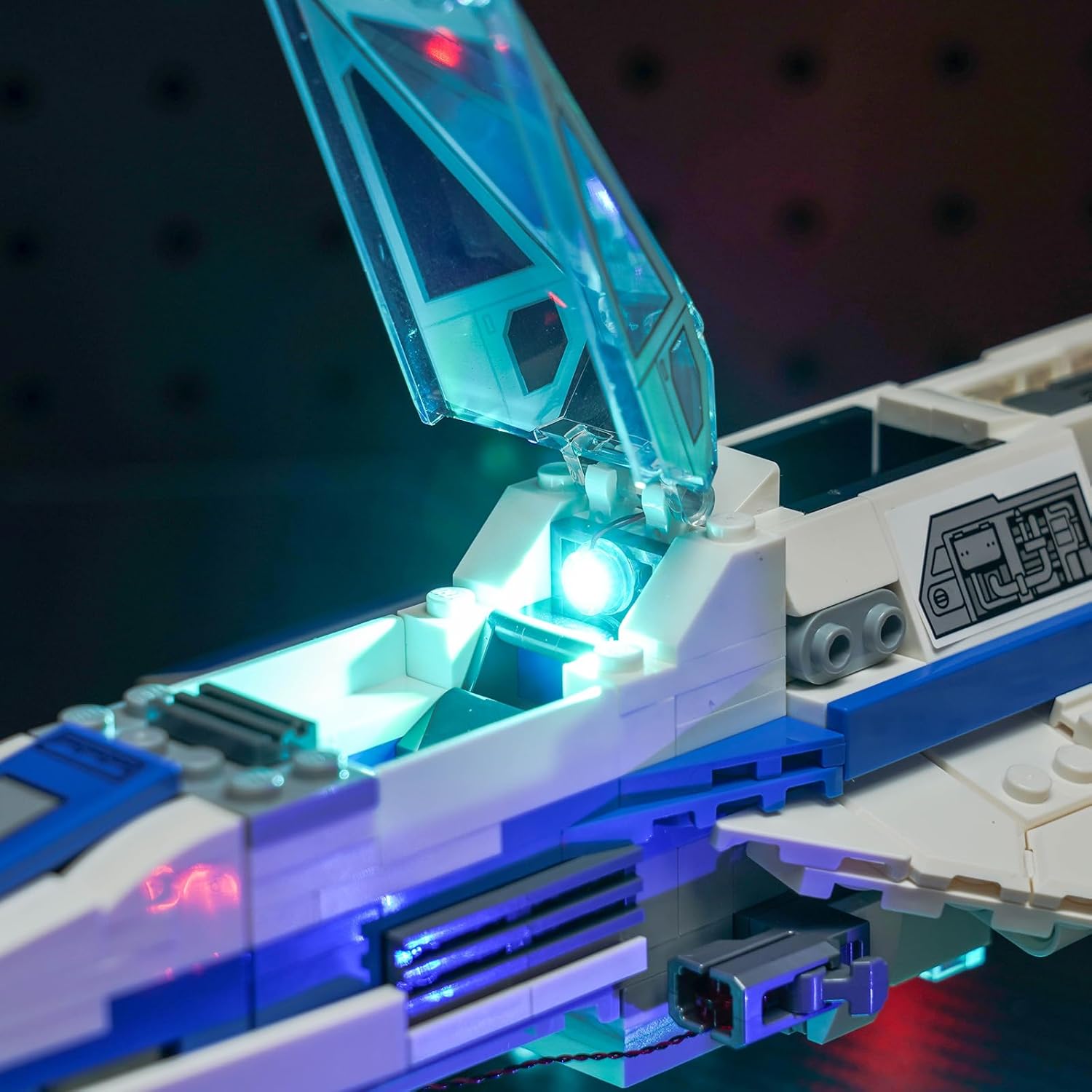 BrickBling LED Light Compatible with Lego Ahsoka New Republic E-Wing vs. Shin Hati’s Starfighter (No Model), Creative Lights Compatible with Lego 75364, Great Surprise