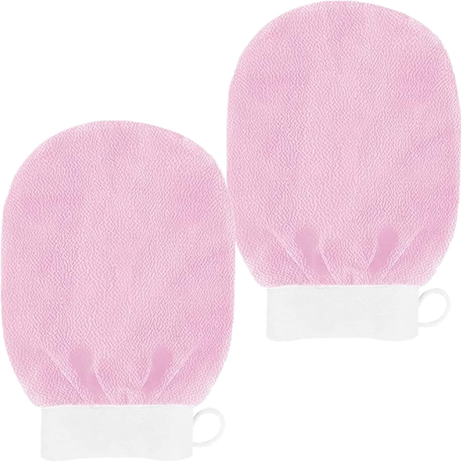 2PCS Exfoliating Mitt, Exfoliating Gloves, Body and Face Scrub, Remove