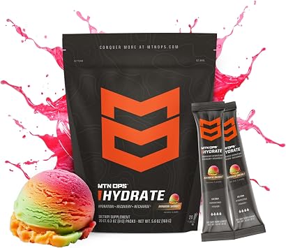 MTN OPS Hydrate Rainbow Sherbet + Strawberry Coconut Bundle