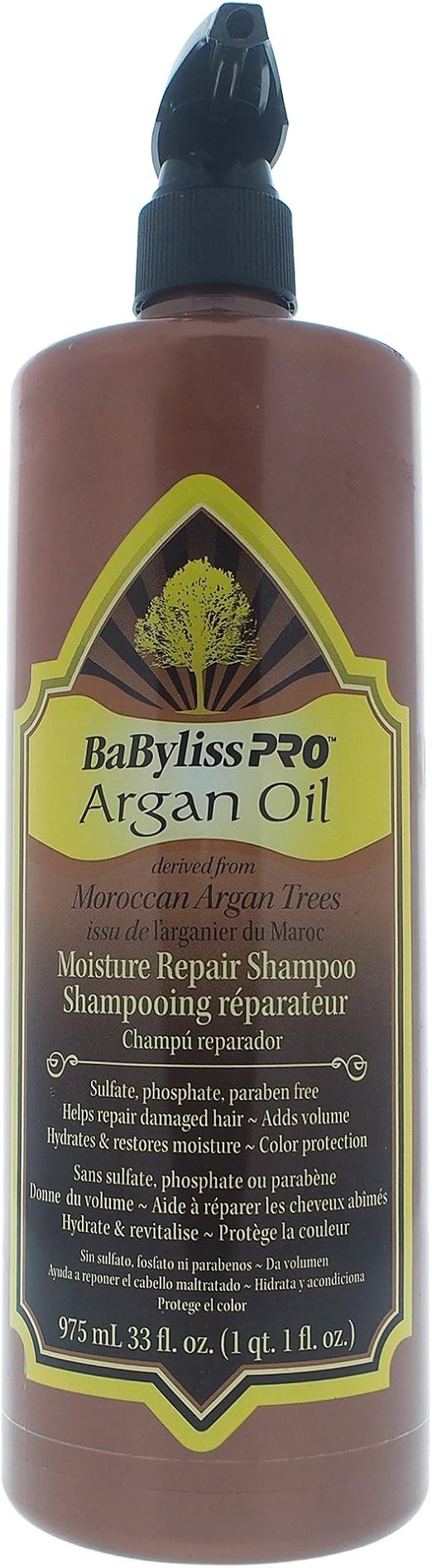 Shampoo con aceite de Argan Babyliss Pro 900ml, 32 Oz. : Amazon.com.mx:  Belleza