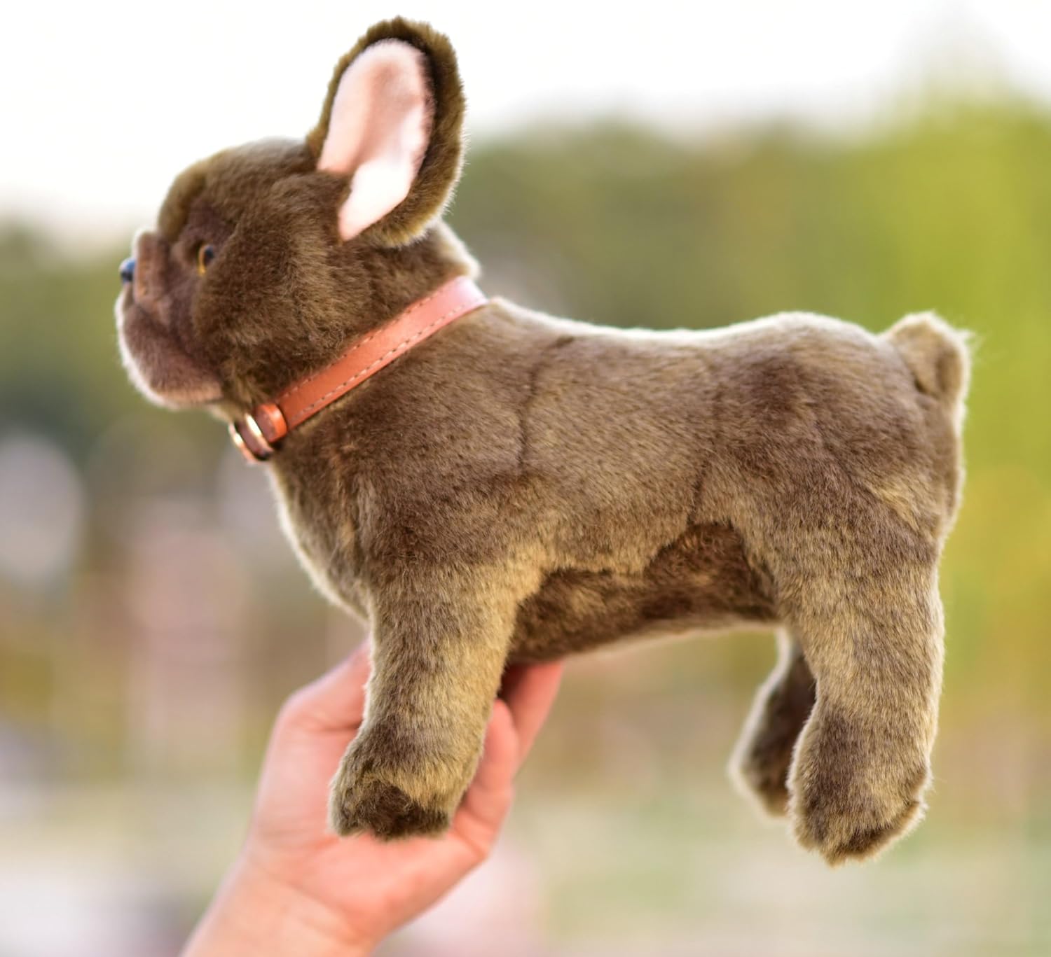 Simulated Bulldog Plush Toy, Realistic Dog Doll, Children's Festival Gift, Limbs Without Aluminum Wire, Cannot Stand Still on The Table - Image 5