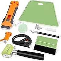 Vista 1 de WRAPXPERT Papel Pintado Herramientas Kit de herramientas de alisado de papel tapiz con espátula de fieltro, rodillo de costura, raspador de afeitar