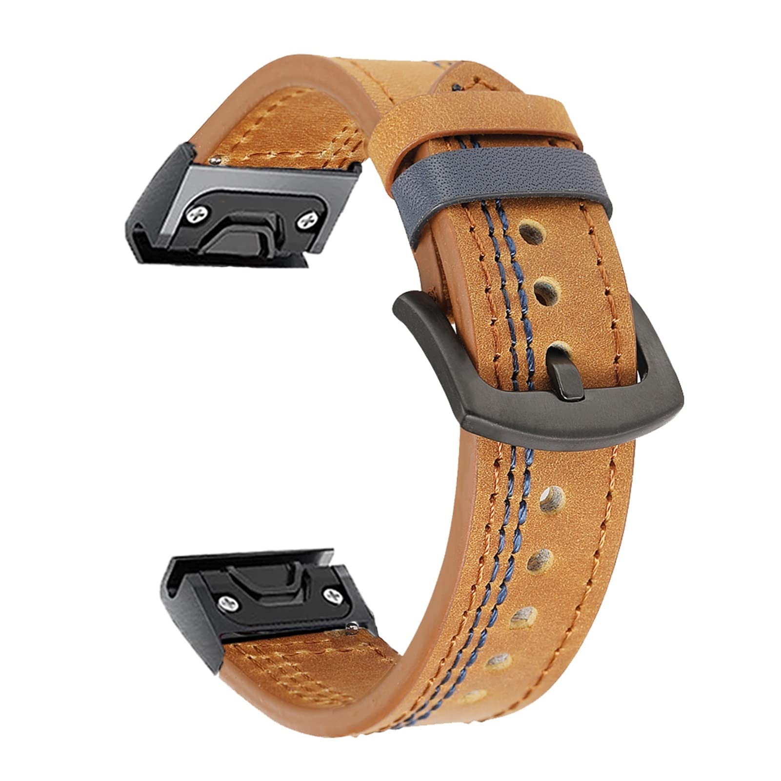Bracelet de montre 22mm 26mm Garmin Fenix 6 5X Pro Enduro en cuir
