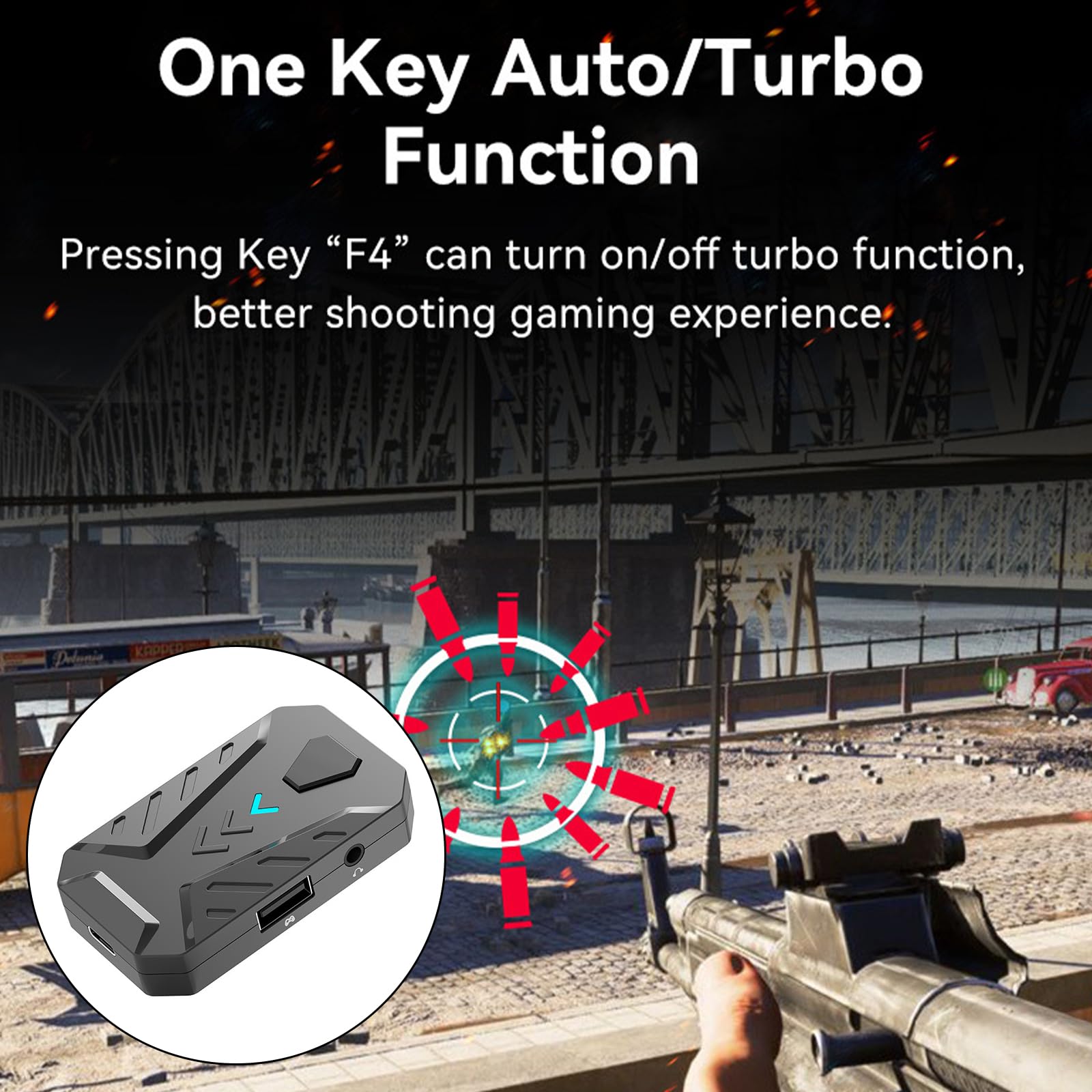 Adattatore per mouse Gamepad Controller mobile Tastiera da gioco Mouse Converter per adattatore di gioco mobile