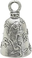 Vista 21 de Guardian Bell Tortuga Marina Campana de Buena Suerte con Llavero y Bolsa de Regalo de Terciopelo Negro Campana para Motocicleta Peltre Libre