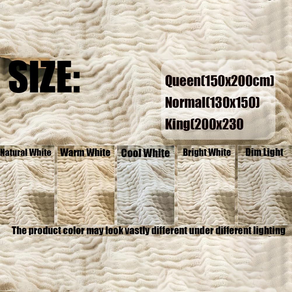 The Blanket - Coperta in 100% mussola di cotone, per adulti, per divani, letto, aereo, viaggi in aereo, biancheria da letto estiva come morbida coperta, copridivano (verde, 200 x 230 cm)