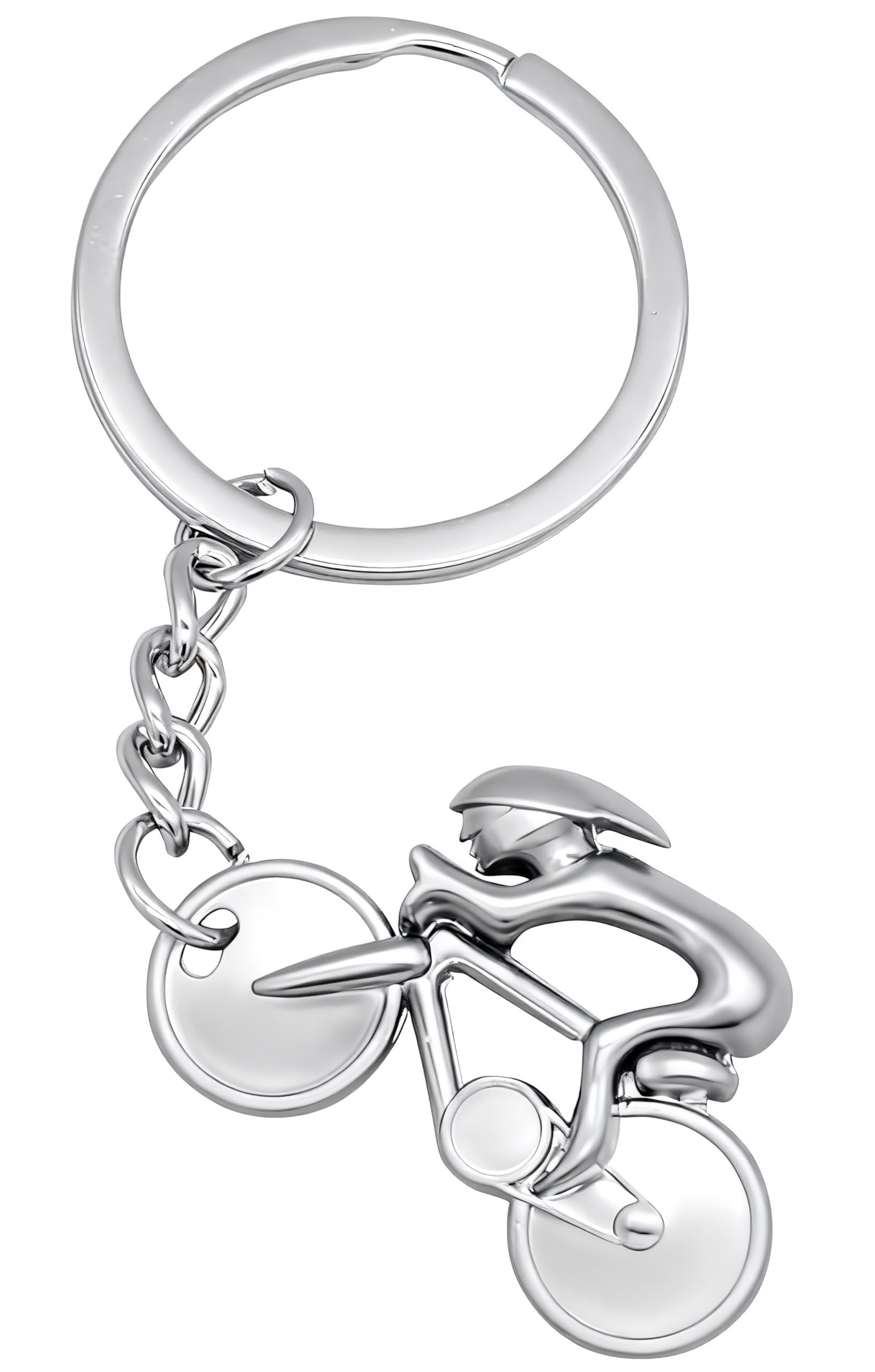 Moydolo Bicycle Keychain Pendant Bike Key Chains Charms Keyrings for Men Women Boys Girls