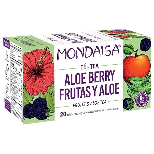 Miniatura 8 de MONDAISA - Té de frutas, 20 bolsas de té (paquete de 4), certificado KOSHER
