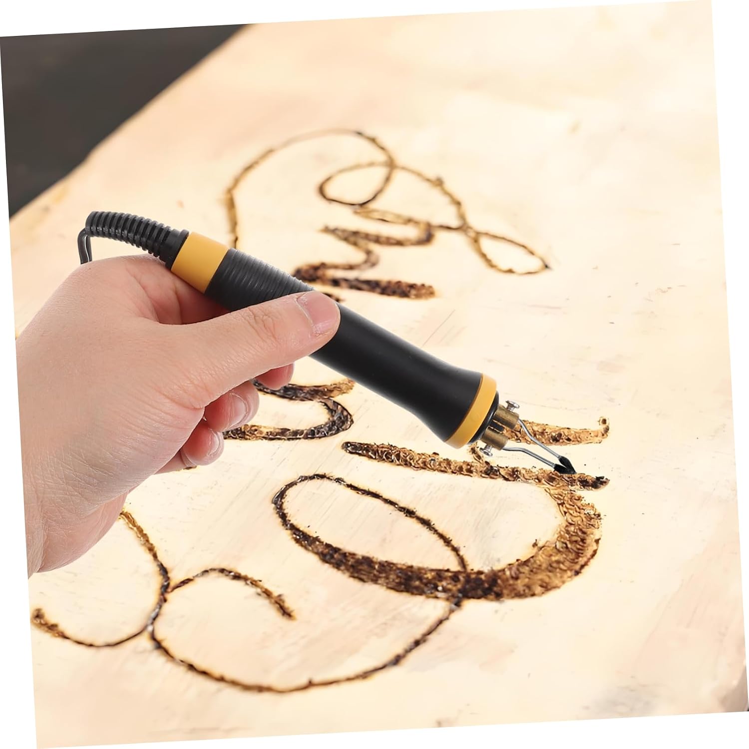 Artibetter Pyrography Art Pen for Soldering and Crafting Fast Heating Wood Burn Marker with Precision Tip Versatile Tool for Beginners and Experienced Artists for Wood Burning and Heat