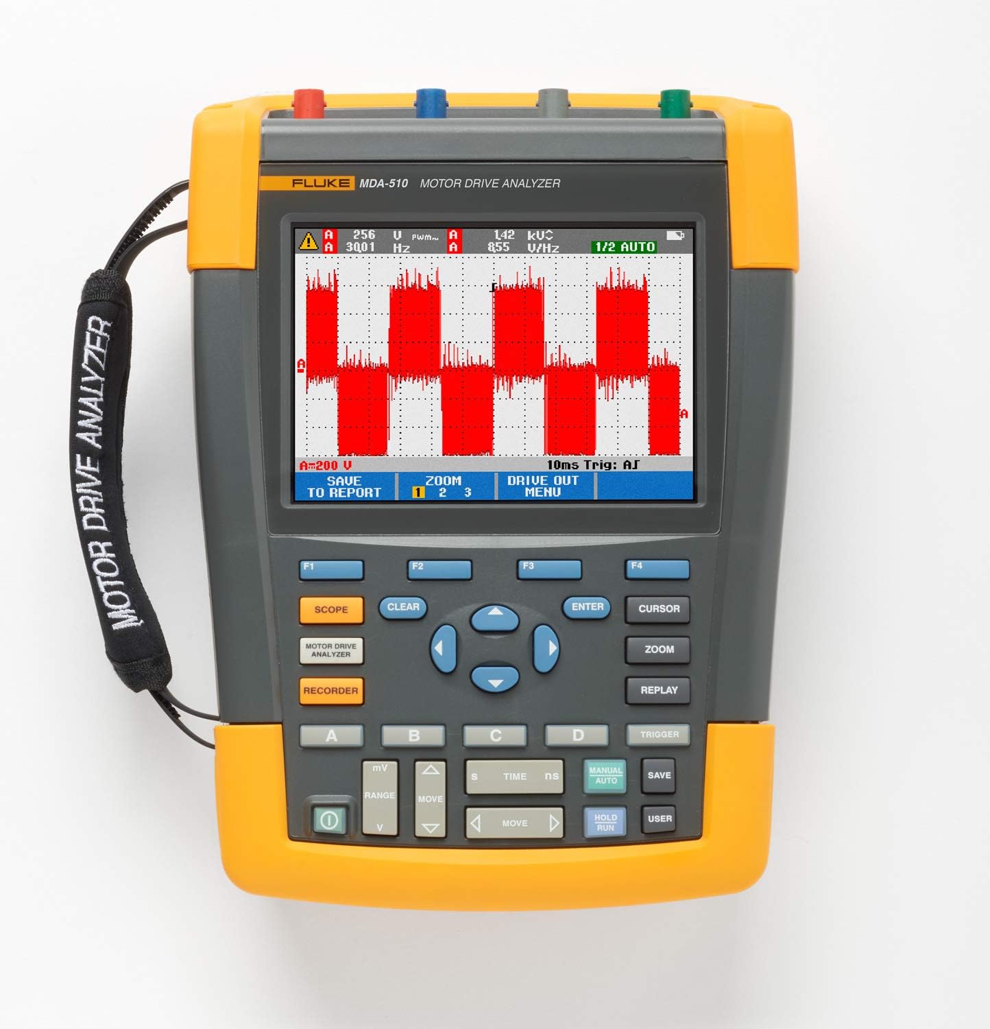 Fluke MDA-510 Motor Drive Analyzer 510, 4-Channel Color
