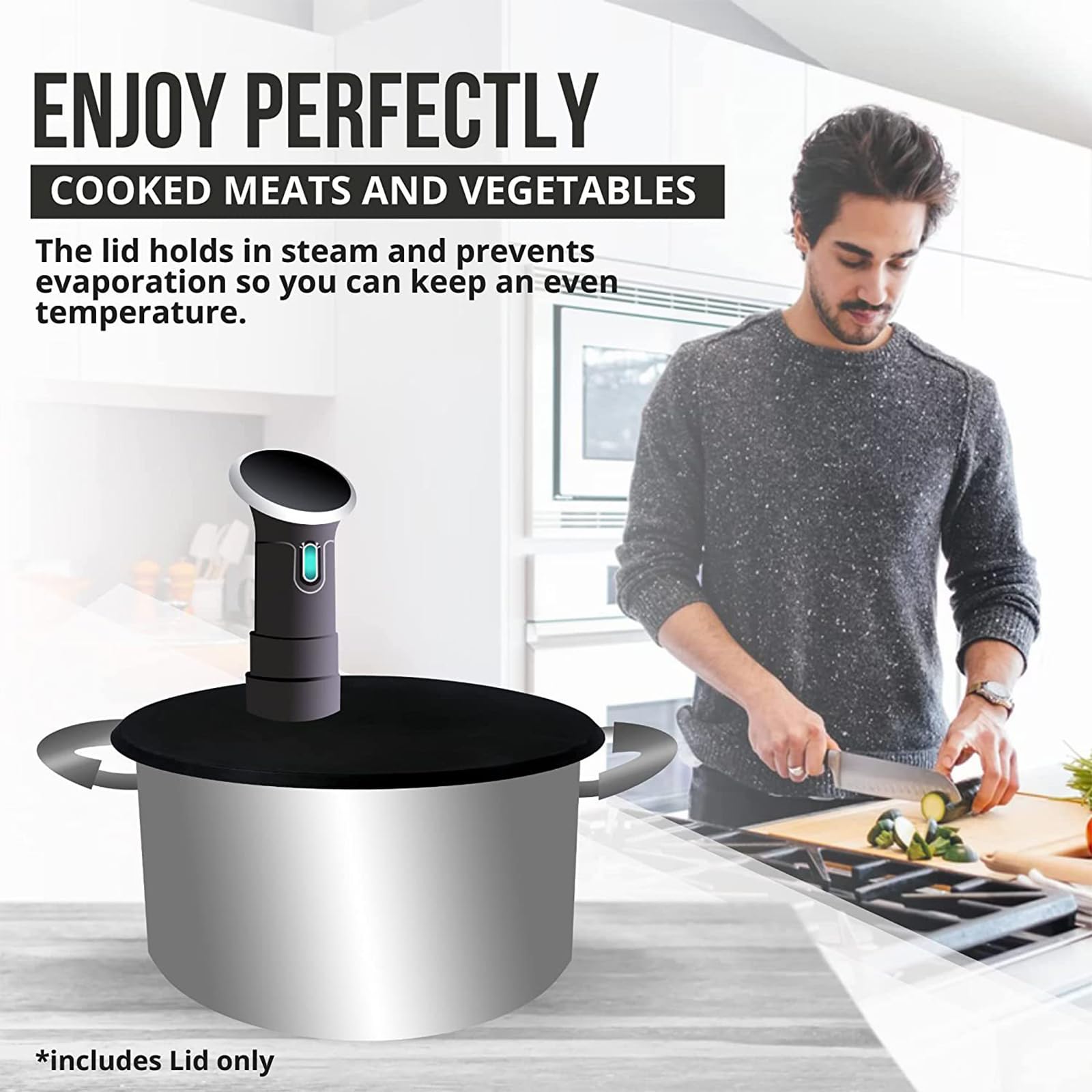 Contenitore Sous Vide da 11 litri con coperchio Serbatoio acqua da 11