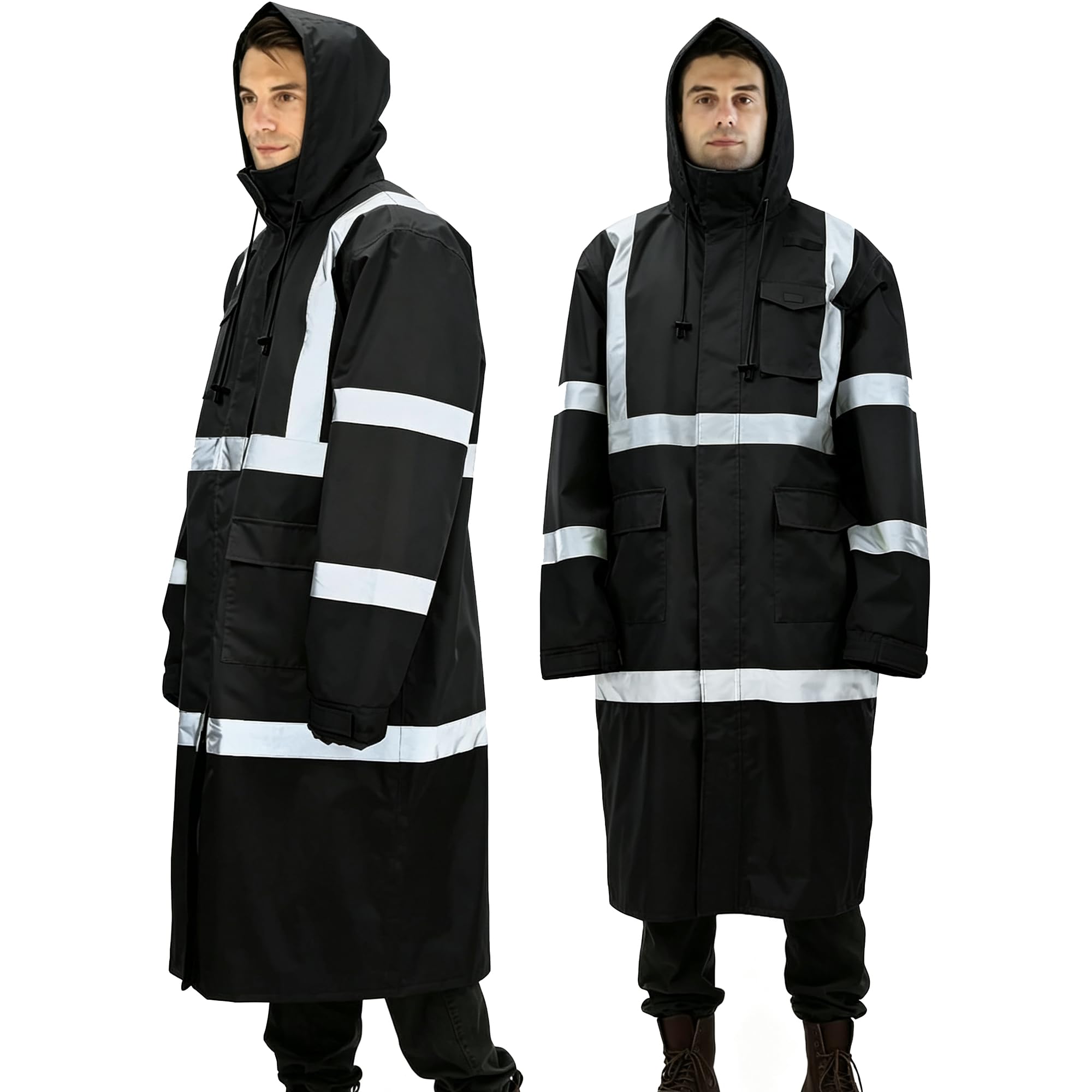 sesafety Black Rain Coat