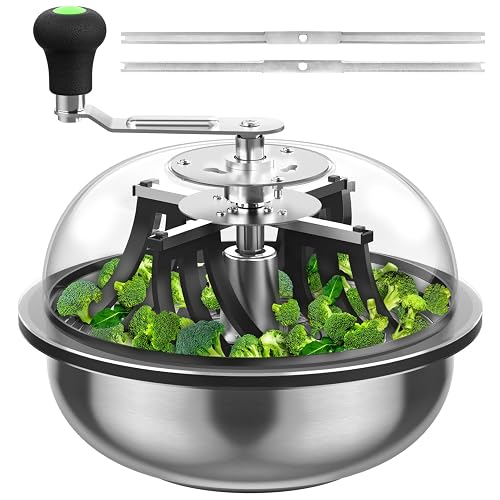 STAYGROW 13 Inch Bud Leaf Bowl Trimmer with Clear Visibility Dome | 13" Trim Bowl Sharp Stainless Steel Blades, for Twist Spin Cutting Buds, Flowers, Leaves, Hydroponics Plants