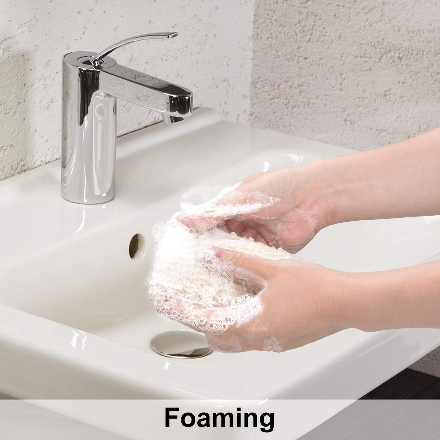 Pretop 4 x woreczek na mydło ekologiczne, sizalowe, naturalne spienianie i suszenie, peeling, masaż