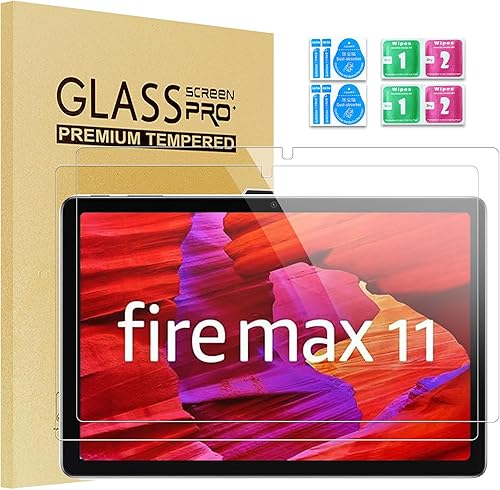Protector de pantalla para Fire Max 11 2023 Release 13 Generation, ultra sensible HD vidrio templado antihuellas para todos los nuevos protectores