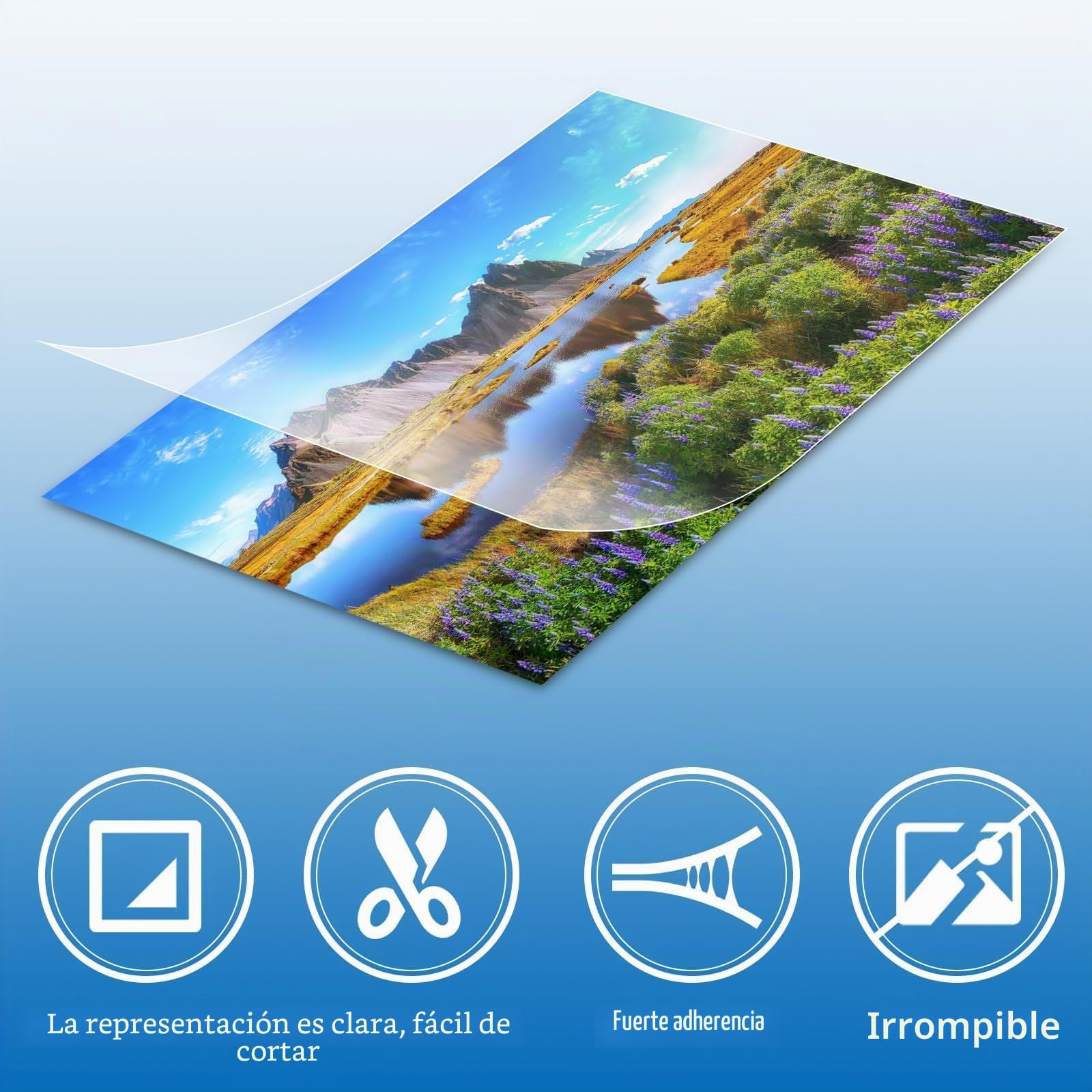 Mbsomnus 20 Piezas Láminas de Plastificar Autoadhesivas A4 Trasparente con Espatula Láminas para Plastificar 30x21.3cm para Fotos Tarjetas de Visita Sin Necesidad de Máquina