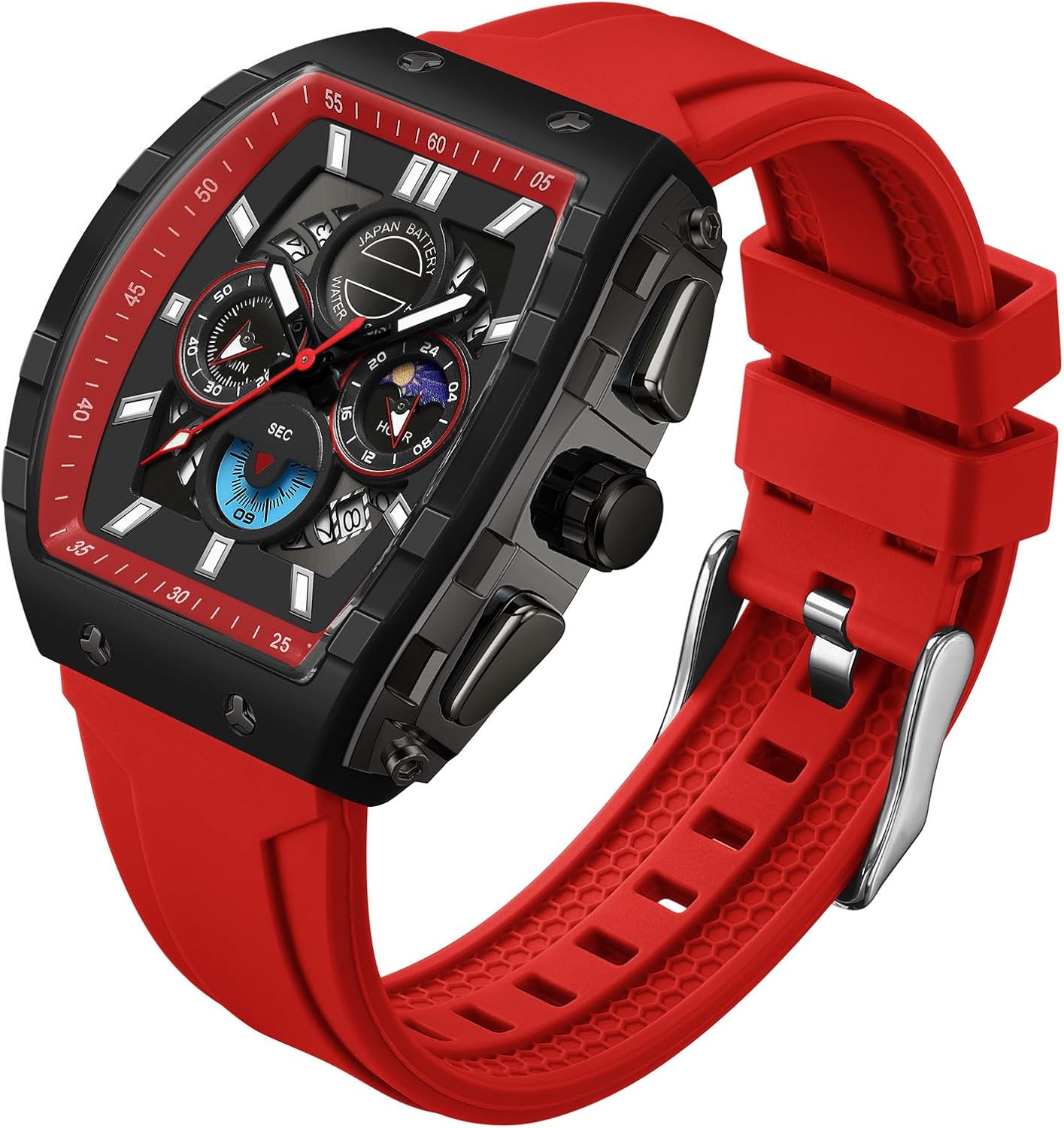 findtime Men Watch Chronograph Analog Sport Wristwatch