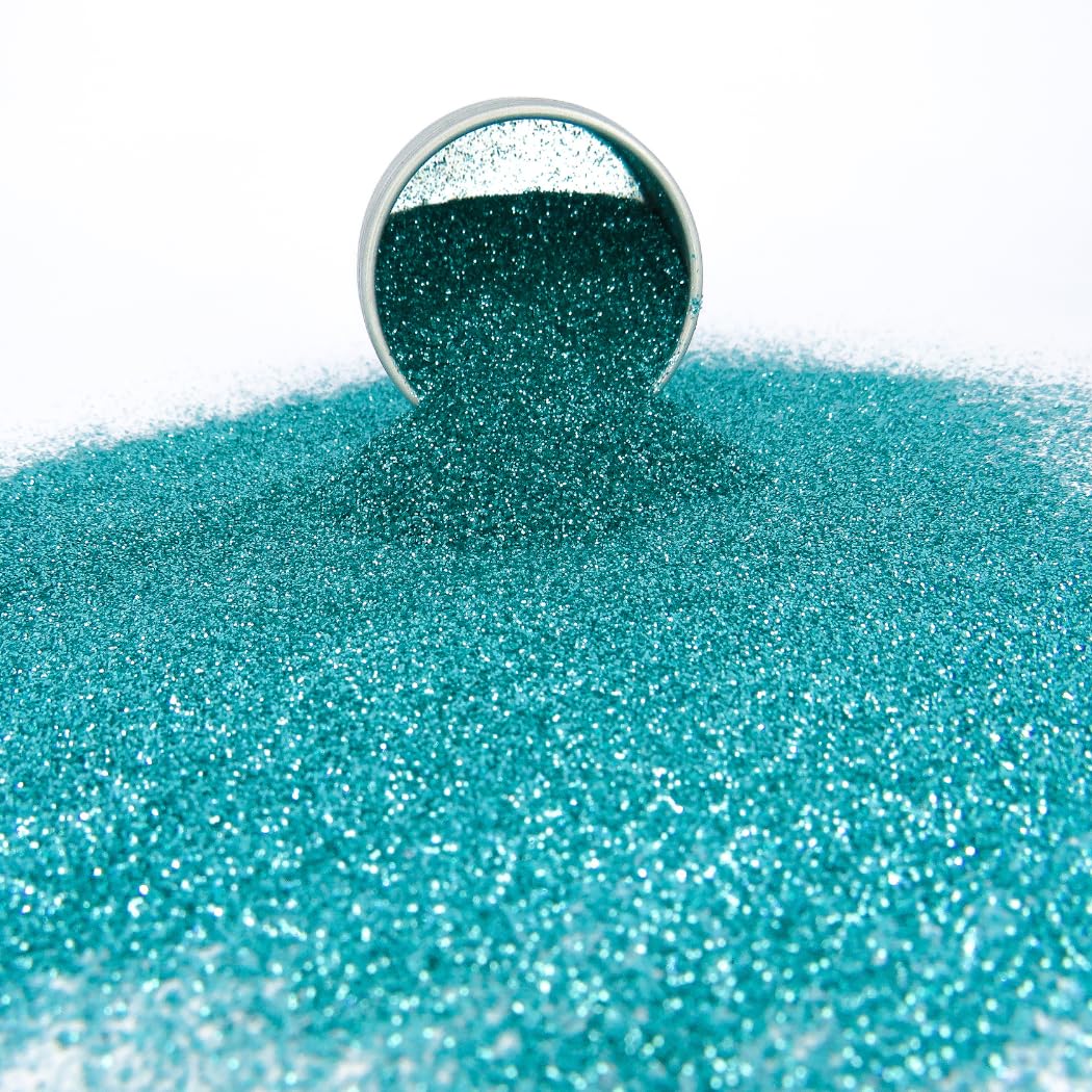 Fine Biodegradable Glitter Makeup - Eco Glitter for Your Face Body, Hair and Nails - Festival Glitter (Turquoise Fine) - 6 Grams - Image 3