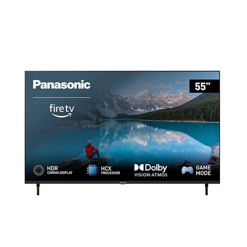 Immagine del prodotto Panasonic TX-55MX800E, Smart TV LED 4K Ultra HD 55 Pollici, High Dynamic Range (HDR), Dolby Atmos e Dolby Vision, Fire TV, Prime Video, Alexa, Netflix, Modalità Gioco, Nero